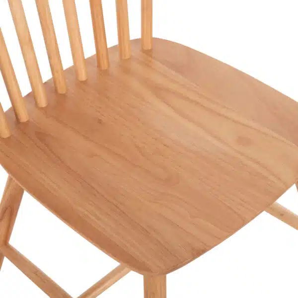 ΣΕΤ ΤΡΑΠΕΖΑΡΙΑΣ 5ΤΜΧ LUCIEN HM21183 MDF TOP & ΞΥΛΟ ΟΞΙΑΣ ΣΕ ΦΥΣΙΚΟ ΧΡΩΜΑ - Image 6