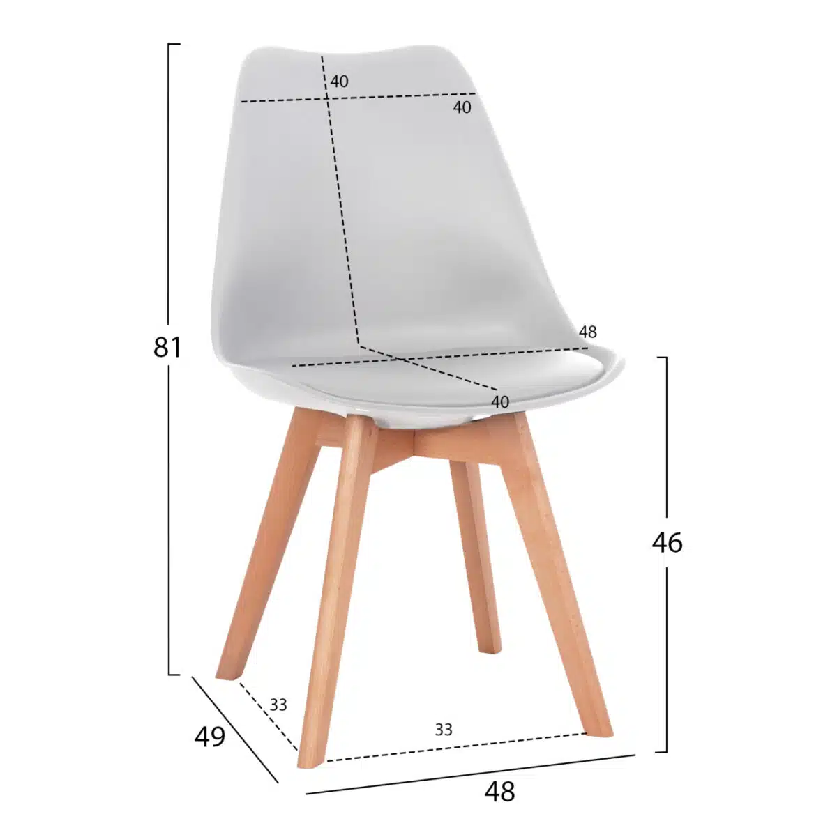 ΣΕΤ ΤΡΑΠΕΖΑΡΙΑΣ 5ΤΜΧ VEGAS HM21184 MDF TOP ΣΕ ΛΕΥΚΟ--ΠΟΔΙΑ ΟΞΙΑΣ - Image 3