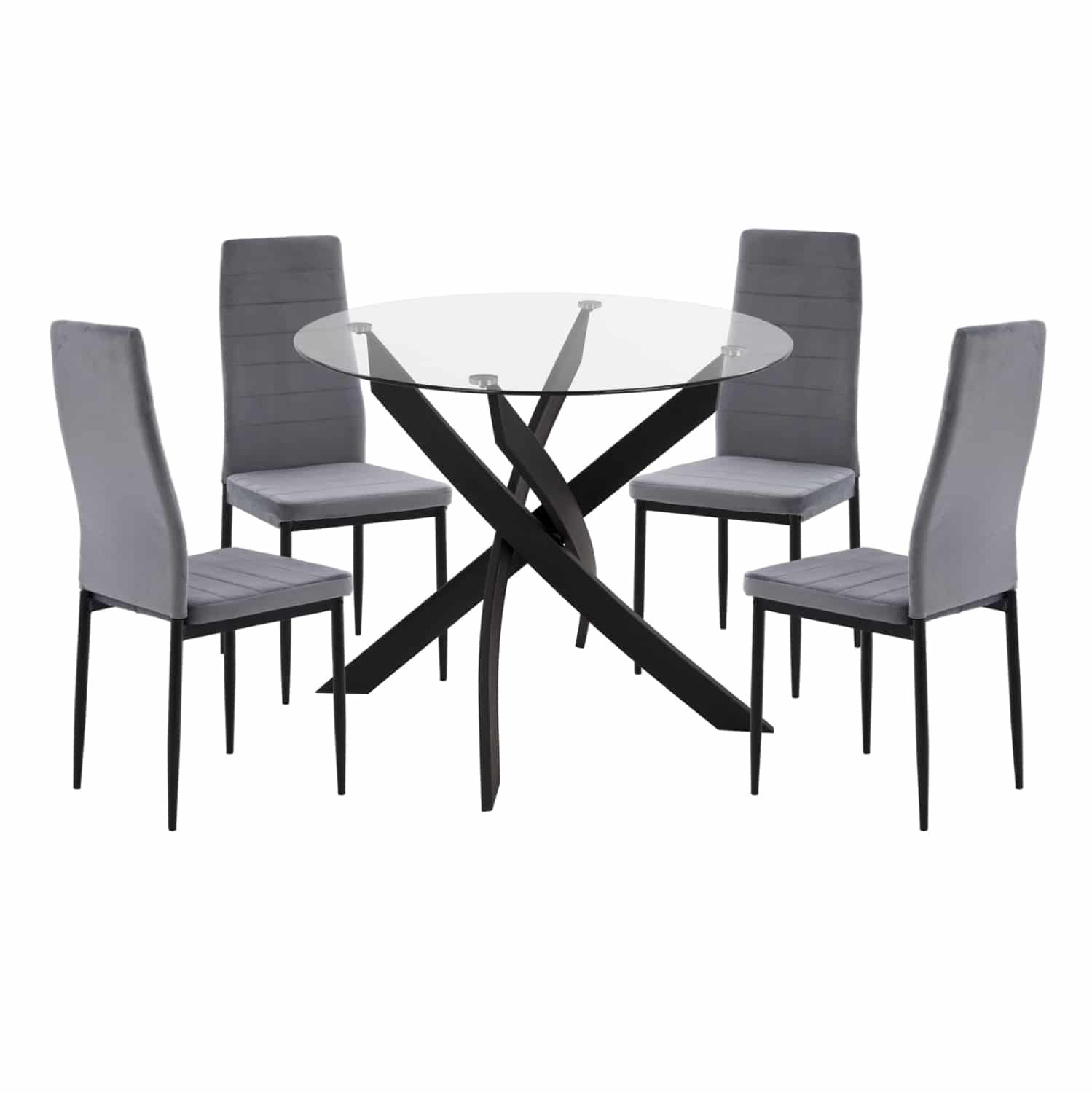 ΣΕΤ ΤΡΑΠΕΖΑΡΙΑΣ 5ΤΜΧ LADY HM21199.01 ΓΥΑΛΙ--ΜΕΤΑΛΛΟ ΣΕ ΜΑΥΡΟ & ΒΕΛΟΥΔΟ ΓΚΡΙ ΣΕΤ ΤΡΑΠΕΖΑΡΙΑΣ 5ΤΜΧ LADY HM21199.01 ΓΥΑΛΙ--ΜΕΤΑΛΛΟ ΣΕ ΜΑΥΡΟ & ΒΕΛΟΥΔΟ ΓΚΡΙ