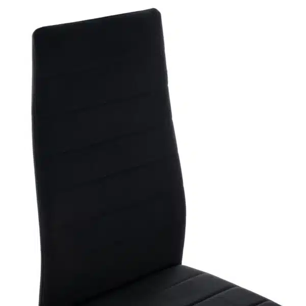 ΣΕΤ ΤΡΑΠΕΖΑΡΙΑΣ 5ΤΜΧ LADY HM21199.04 ΓΥΑΛΙ--ΜΕΤΑΛΛΟ & ΒΕΛΟΥΔΟ ΣΕ ΜΑΥΡΟ - Image 6