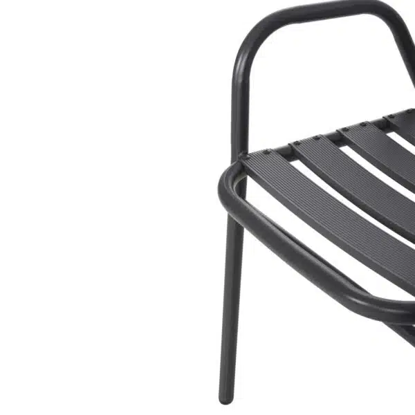 ΣΕΤ ΤΡΑΠΕΖΑΡΙΑΣ 5ΤΜΧ ADAM HM21219 ΚΑΡΕΚΛΕΣ ΜΕΤΑΛΛΙΚΕΣ & ΤΡΑΠΕΖΙ 110x60 ΓΚΡΙ - Image 5