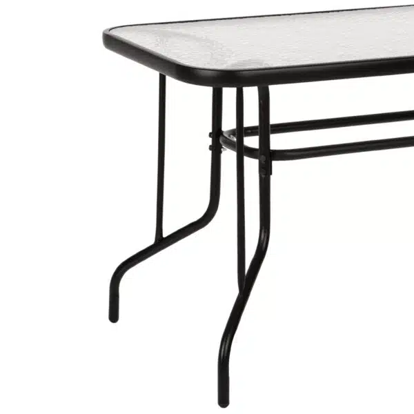 ΣΕΤ ΤΡΑΠΕΖΑΡΙΑΣ 5ΤΜΧ ADAM HM21220.03 ΚΑΡΕΚΛΕΣ ΜΕΤΑΛΛΙΚΕΣ & ΤΡΑΠΕΖΙ 110x60 ΜΑΥΡΟ - Image 7