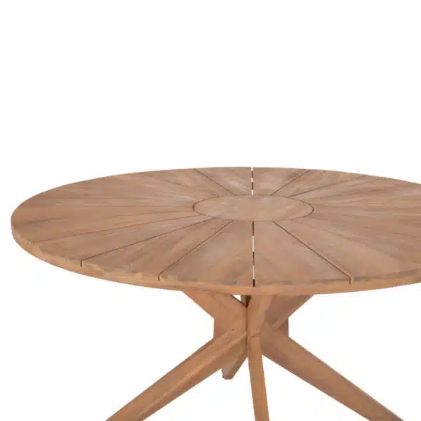 ΣΕΤ ΤΡΑΠΕΖΑΡΙΑΣ ΕΞ.ΧΩΡΟΥ 5ΤΜΧ CORTEN HM10900.01 ΞΥΛΟ ΑΚΑΚΙΑΣ ΦΥΣΙΚΟ--ΜΑΞΙΛΑΡΙΑ ΜΠΕΖ - Image 7