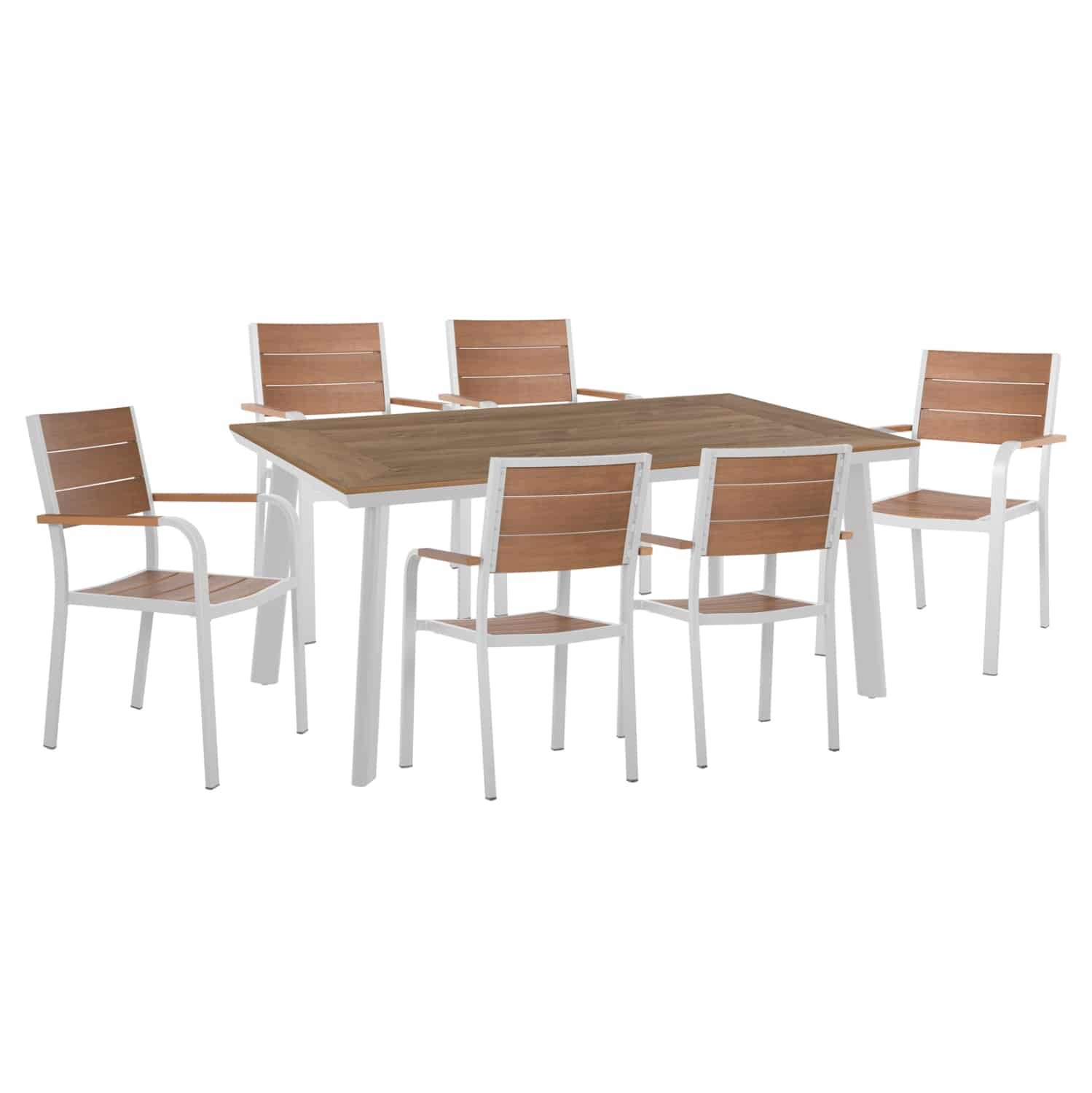 ΣΕΤ ΤΡΑΠΕΖΑΡΙΑΣ TABER HM10737.01 ΤΡΑΠΕΖΙ & 6 ΠΟΛΥΘΡΟΝΕΣ-ΑΛΟΥΜΙΝΙΟ & POLYWOOD-ΛΕΥΚΟ ΣΕΤ ΤΡΑΠΕΖΑΡΙΑΣ TABER HM10737.01 ΤΡΑΠΕΖΙ & 6 ΠΟΛΥΘΡΟΝΕΣ-ΑΛΟΥΜΙΝΙΟ & POLYWOOD-ΛΕΥΚΟ