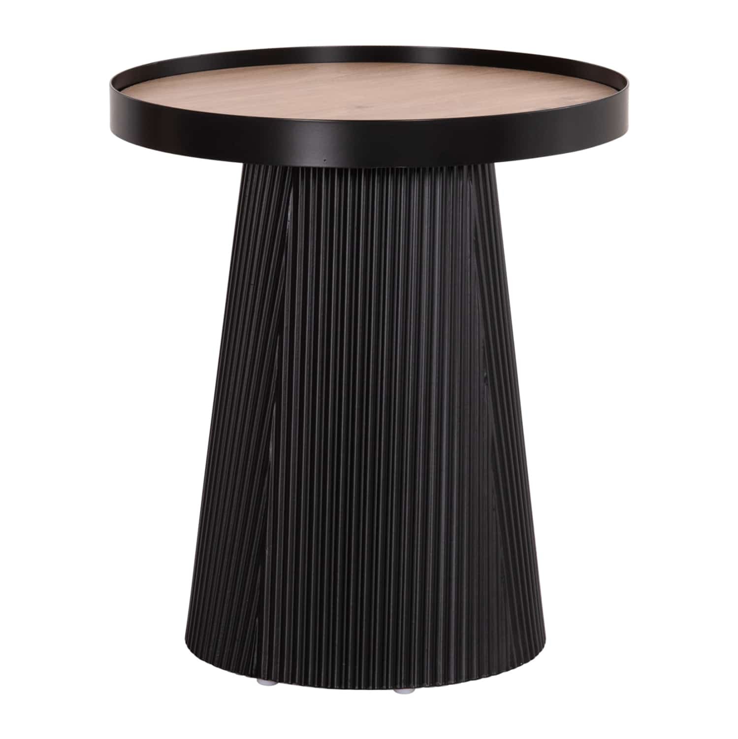 ΤΡΑΠΕΖΑΚΙ ΒΟΗΘΗΤΙΚΟ DENTON HM18023.01 MDF TOP ΦΥΣΙΚΟ ΞΥΛΟΥ-ΒΑΣΗ ΜΑΥΡΗ Φ45x51 ΤΡΑΠΕΖΑΚΙ ΒΟΗΘΗΤΙΚΟ DENTON HM18023.01 MDF TOP ΦΥΣΙΚΟ ΞΥΛΟΥ-ΒΑΣΗ ΜΑΥΡΗ Φ45x51