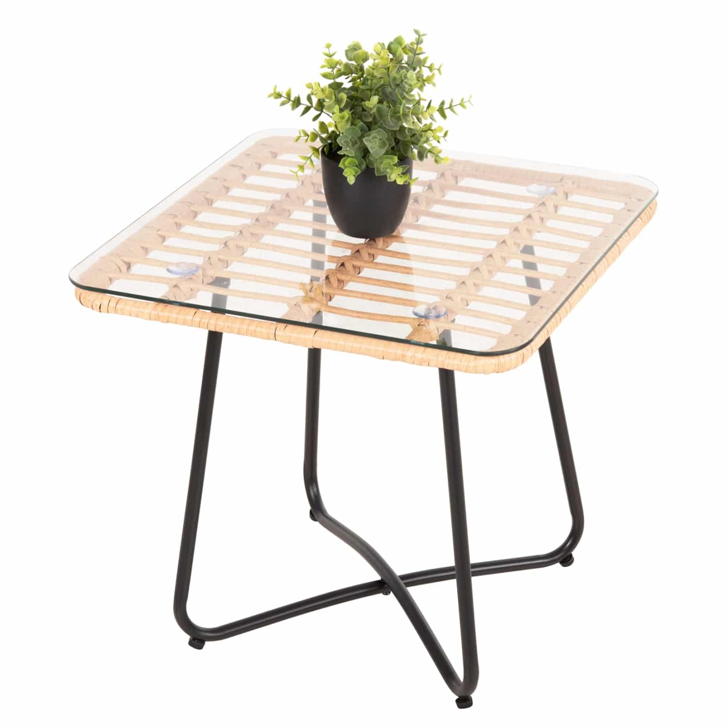 ΤΡΑΠΕΖΑΚΙ GERRY HM5717.11 ΜΕ WICKER ΜΠΕΖ-ΜΑΥΡΟ ΜΕΤΑΛ.ΣΚΕΛΕΤΟ 50x50x47 ΤΡΑΠΕΖΑΚΙ GERRY HM5717.11 ΜΕ WICKER ΜΠΕΖ-ΜΑΥΡΟ ΜΕΤΑΛ.ΣΚΕΛΕΤΟ 50x50x47