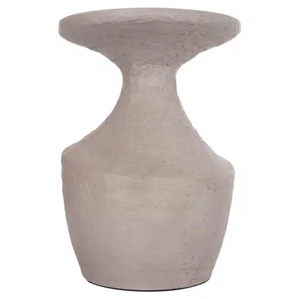 Rebon L Βοηθητικό Τραπέζι Fiber Cement Γκρι Φ40x56.5cm - Image 3
