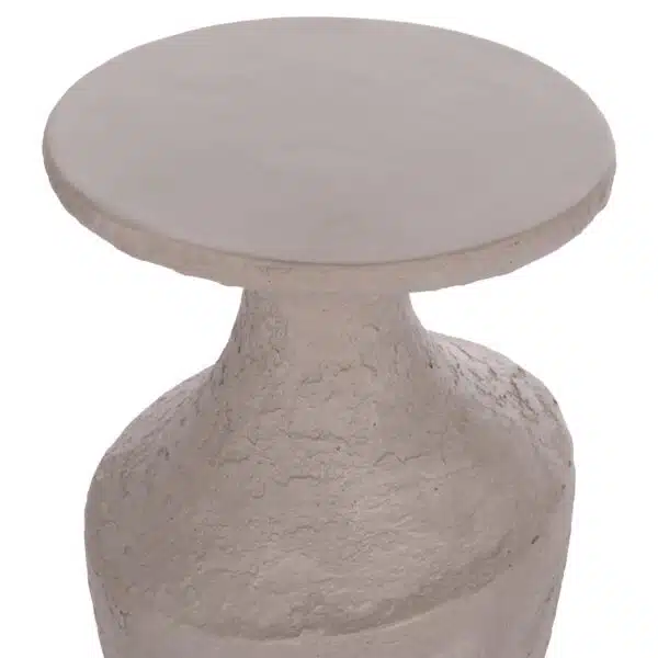 Rebon L Βοηθητικό Τραπέζι Fiber Cement Γκρι Φ40x56.5cm - Image 4
