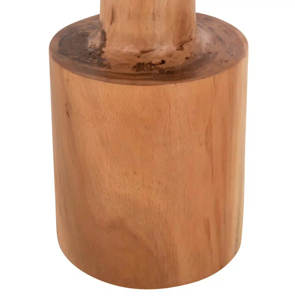 Bermal Βοηθητικό Τραπέζι Μασίφ Ξύλο Suar Φυσικό Φ30x46cm - Image 6