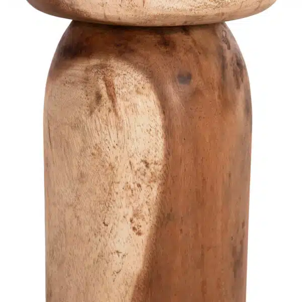 Loki Βοηθητικό Τραπέζι Μασίφ Ξύλο Suar Φυσικό Φ30x50cm - Image 7