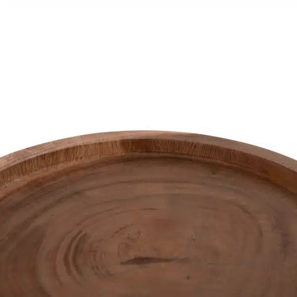 Loki Βοηθητικό Τραπέζι Μασίφ Ξύλο Suar Φυσικό Φ30x50cm - Image 9