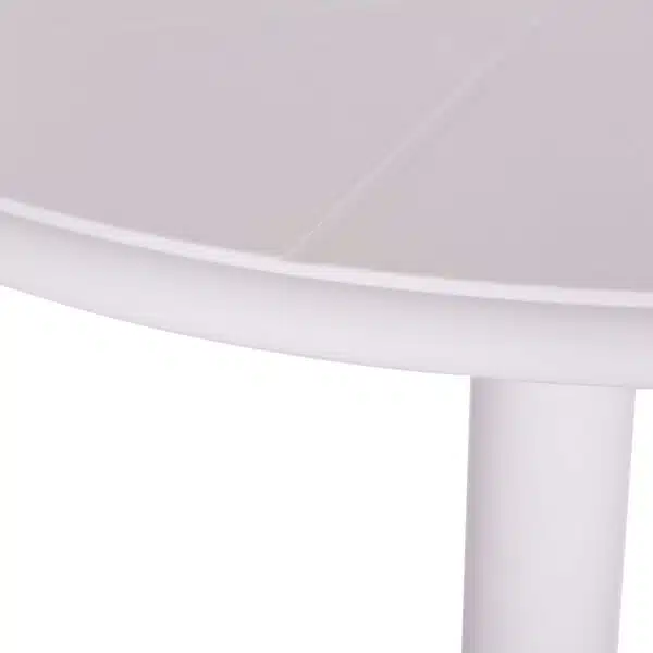 ΤΡΑΠΕΖΙ ΜΠΑΡ ΣΤΡΟΓΓΥΛΟ TERRIN HM6126.11 ΠΟΛΥΠΡΟΠΥΛΕΝΙΟ ΛΕΥΚΟ Φ60x106Υεκ. - Image 6