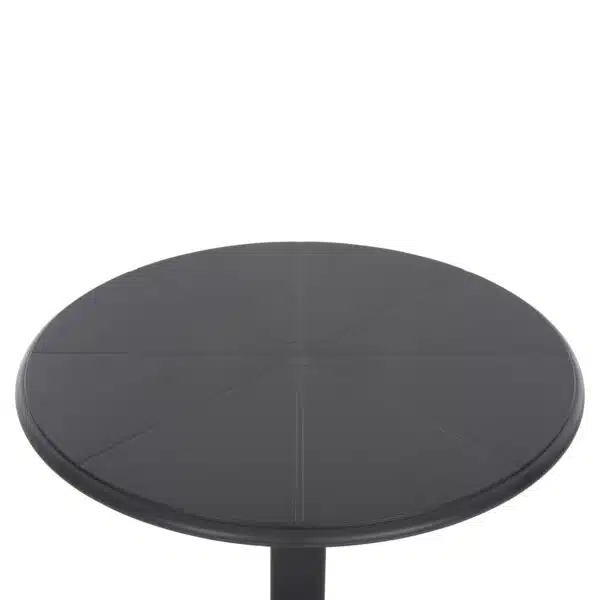 ΤΡΑΠΕΖΙ ΠΟΛΥΠΡΟΠΥΛΕΝΙΟΥ ΣΤΡΟΓΓΥΛΟ TERRIN HM6124.20 ΓΚΡΙ Φ61x77Υεκ. - Image 4