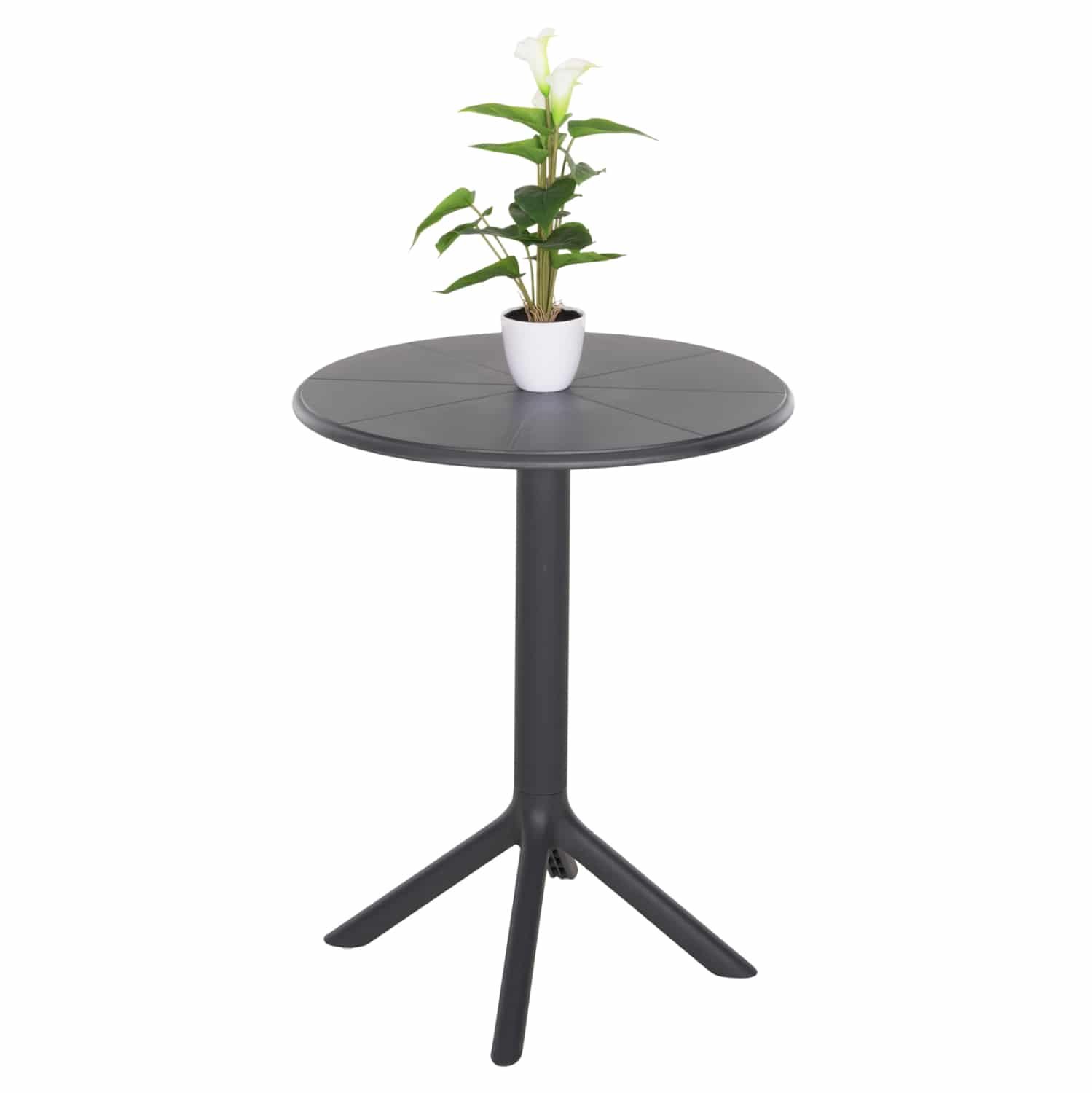 ΤΡΑΠΕΖΙ ΠΟΛΥΠΡΟΠΥΛΕΝΙΟΥ ΣΤΡΟΓΓΥΛΟ TERRIN HM6124.20 ΓΚΡΙ Φ61x77Υεκ. ΤΡΑΠΕΖΙ ΠΟΛΥΠΡΟΠΥΛΕΝΙΟΥ ΣΤΡΟΓΓΥΛΟ TERRIN HM6124.20 ΓΚΡΙ Φ61x77Υεκ.