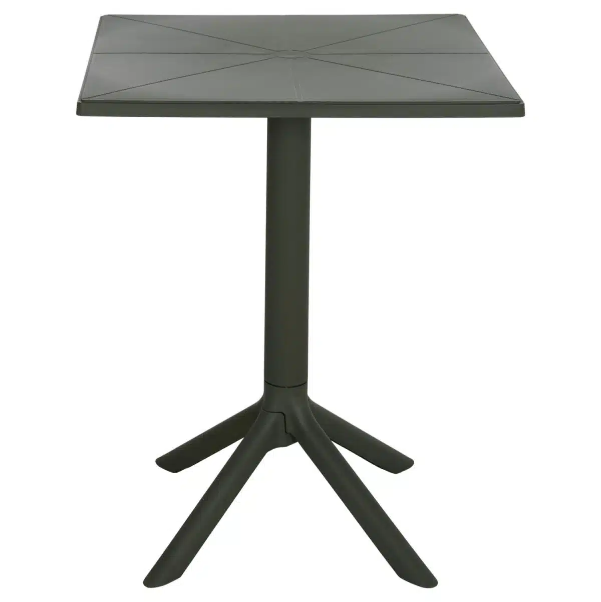 ΤΡΑΠΕΖΙ ΠΟΛΥΠΡΟΠΥΛΕΝΙΟΥ ΤΕΤΡΑΓΩΝΟ TERRIN HM6125.15 DARK OLIVE 60x60x75Υεκ. - Image 3