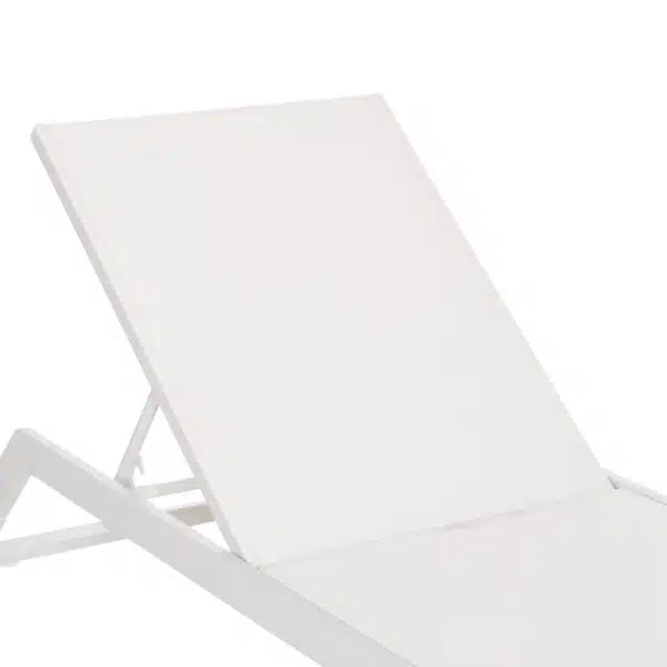 ΞΑΠΛΩΣΤΡΑ ΑΛΟΥΜΙΝΙΟΥ MARIMAR HM6562.02 ΣΚΕΛΕΤΟΣ & TEXTILENE ΛΕΥΚΟ 220x67.5x31.5Υεκ - Image 7