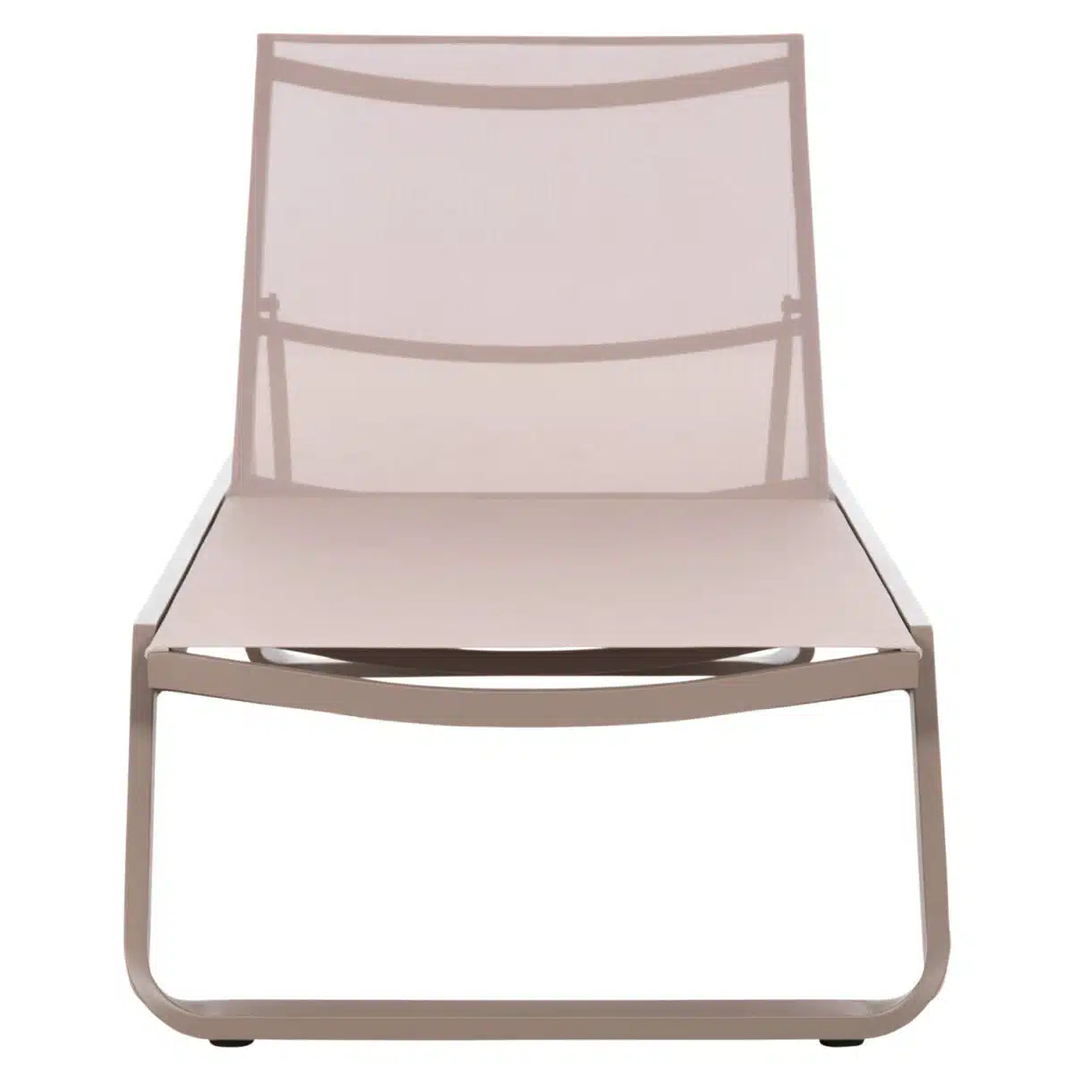 ΞΑΠΛΩΣΤΡΑ ΑΛΟΥΜΙΝΙΟΥ MARIMAR HM6562.03 ΣΚΕΛΕΤΟΣ TAUPE & TEXTILENE ΜΠΕΖ 220x67.5x31.5Υεκ - Image 3