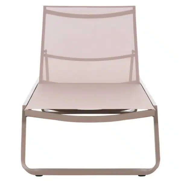 ΞΑΠΛΩΣΤΡΑ ΑΛΟΥΜΙΝΙΟΥ MARIMAR HM6562.03 ΣΚΕΛΕΤΟΣ TAUPE & TEXTILENE ΜΠΕΖ 220x67.5x31.5Υεκ - Image 3