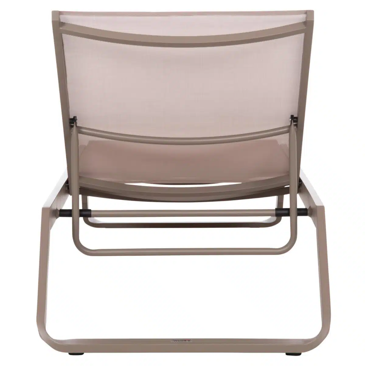 ΞΑΠΛΩΣΤΡΑ ΑΛΟΥΜΙΝΙΟΥ MARIMAR HM6562.03 ΣΚΕΛΕΤΟΣ TAUPE & TEXTILENE ΜΠΕΖ 220x67.5x31.5Υεκ - Image 6