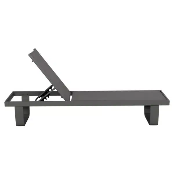 ΞΑΠΛΩΣΤΡΑ ΑΛΟΥΜΙΝΙΟΥ ΜΕ ΥΦΑΣΜΑ TESLIN RICKON HM6292.01 ΣΕ ΓΚΡΙ 198x61,5x97Υεκ. - Image 3