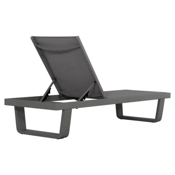 ΞΑΠΛΩΣΤΡΑ ΑΛΟΥΜΙΝΙΟΥ ΜΕ ΥΦΑΣΜΑ TESLIN RICKON HM6292.01 ΣΕ ΓΚΡΙ 198x61,5x97Υεκ. - Image 5