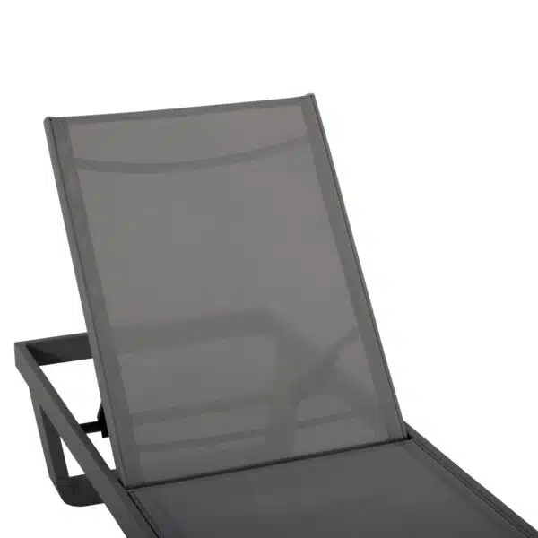 ΞΑΠΛΩΣΤΡΑ ΑΛΟΥΜΙΝΙΟΥ ΜΕ ΥΦΑΣΜΑ TESLIN RICKON HM6292.01 ΣΕ ΓΚΡΙ 198x61,5x97Υεκ. - Image 7
