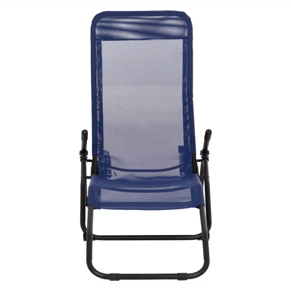 ΞΑΠΛΩΣΤΡΑ ΚΟΥΝΙΣΤΗ SWINGSAND HM6553.05 ΜΠΛΕ TEXTILENE--ΜΑΥΡΟ ΜΕΤΑΛΛΟ 142x60x95Υεκ - Image 3