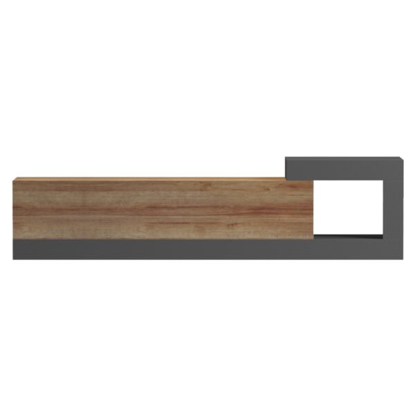 ΕΠΙΠΛΟ ΤΗΛΕΟΡΑΣΗΣ ΤΟΙΧΟΥ ESSENZA HM18372.13 ΜΕΛΑΜΙΝΗ OAK/ΓΚΡΙ 150x29.6x38.6Υεκ. - Image 3