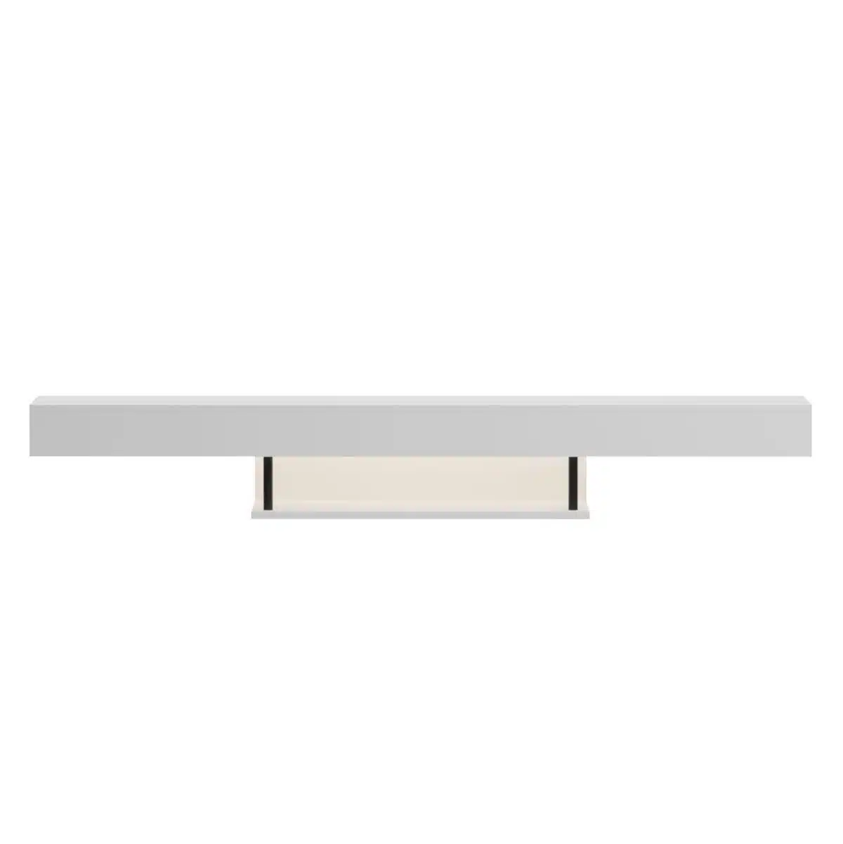 ΕΠΙΠΛΟ ΤΗΛΕΟΡΑΣΗΣ ΤΟΙΧΟΥ ME LED SAVOR HM18381.02 ΜΕΛΑΜΙΝΗ ΛΕΥΚΗ 150x29,5x22Υεκ - Image 3