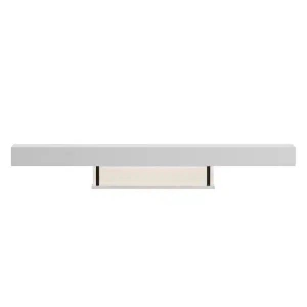 ΕΠΙΠΛΟ ΤΗΛΕΟΡΑΣΗΣ ΤΟΙΧΟΥ ME LED SAVOR HM18381.02 ΜΕΛΑΜΙΝΗ ΛΕΥΚΗ 150x29,5x22Υεκ - Image 3