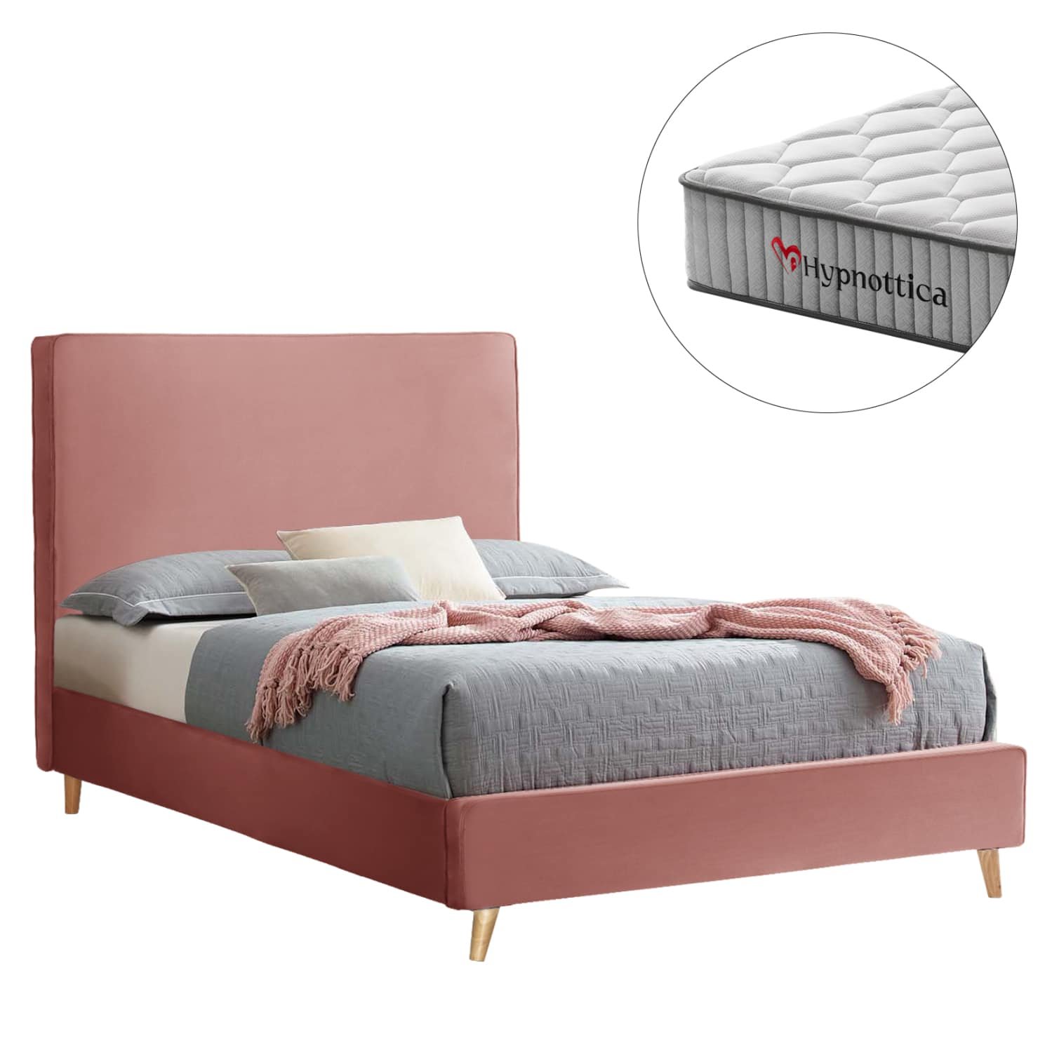 ΚΡΕΒΑΤΙ ΗΜΙΔΙΠΛΟ ΜΕ ΣΤΡΩΜΑ MAYLIN HM10758.02 ΒΕΛΟΥΔΟ ΣΑΠΙΟ ΜΗΛΟ--ΣΤΡΩΜΑ 120Χ200εκ ΚΡΕΒΑΤΙ ΗΜΙΔΙΠΛΟ ΜΕ ΣΤΡΩΜΑ MAYLIN HM10758.02 ΒΕΛΟΥΔΟ ΣΑΠΙΟ ΜΗΛΟ--ΣΤΡΩΜΑ 120Χ200εκ