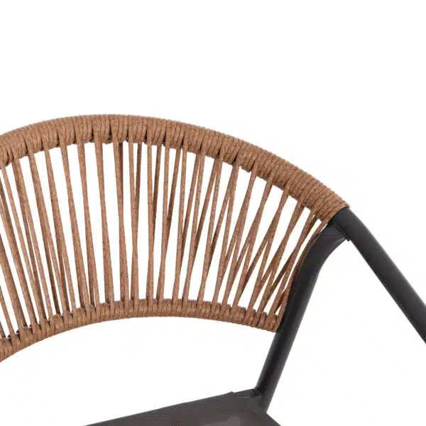 ΣΕΤ ΤΡΑΠΕΖΑΡΙΑΣ 5ΤΜΧ ADAM HM10859.01 ΚΑΡΕΚΛΕΣ ΜΕΤΑΛΛΙΚΕΣ & ΤΡΑΠΕΖΙ 120x70εκ ΓΚΡΙ - Image 7