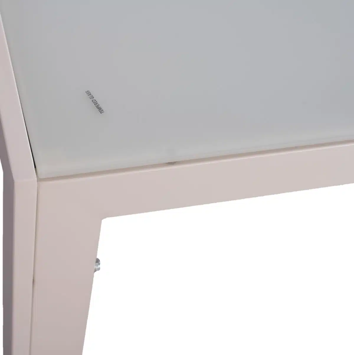 ΣΕΤ ΤΡΑΠΕΖΑΡΙΑΣ 5ΤΜΧ GRET HM21022 ΤΡΑΠΕΖΙ ΜΕΤΑΛ.ΛΕΥΚΟ--ΚΑΡΕΚΛΕΣ ΑΛΟΥΜΙΝΙΟΥ - Image 5