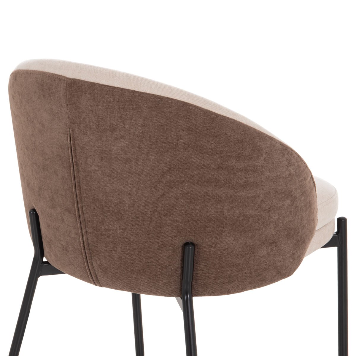 ΣΕΤ ΤΡΑΠΕΖΑΡΙΑΣ 7ΤΜΧ ASTORIA HM10933.02 MDF TOP--ΥΦΑΣΜΑ ΜΠΕΖ/ΚΑΦΕ & ΜΕΤΑΛΛΟ ΜΑΥΡΟ - Image 7