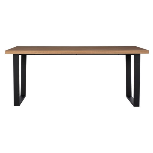 ΣΕΤ ΤΡΑΠΕΖΑΡΙΑΣ 7ΤΜΧ ASTORIA HM10933.02 MDF TOP--ΥΦΑΣΜΑ ΜΠΕΖ/ΚΑΦΕ & ΜΕΤΑΛΛΟ ΜΑΥΡΟ - Image 8