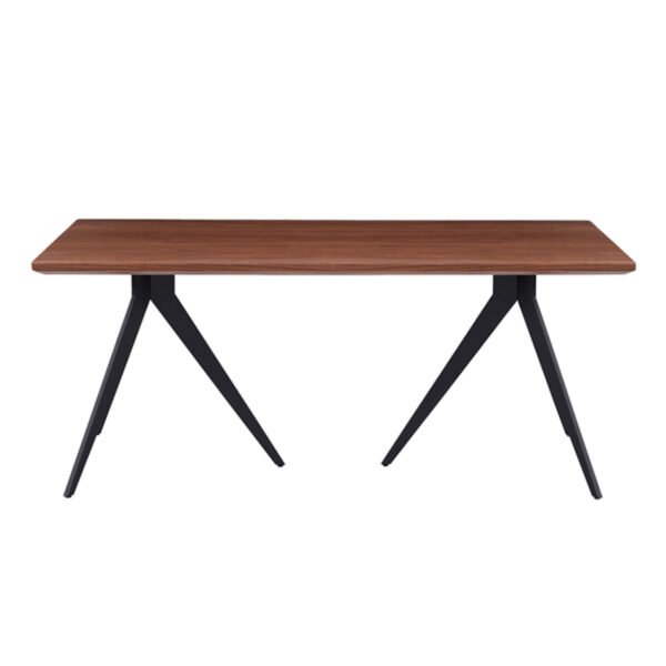 ΣΕΤ ΤΡΑΠΕΖΑΡΙΑΣ 7ΤΜΧ DRENNY HM10936.03 MDF TOP ΚΑΡΥΔΙ--ΥΦΑΣΜΑ TAUPE & ΜΕΤΑΛΛΟ ΜΑΥΡΟ - Image 6