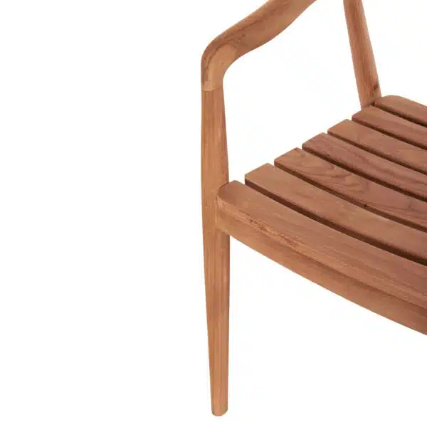 ΣΕΤ ΤΡΑΠΕΖΑΡΙΑΣ ΕΞ.ΧΩΡΟΥ 5ΤΜΧ EBENIZER HM10915 ΞΥΛΟ TEAK ΣΕ ΦΥΣΙΚΟ - Image 9