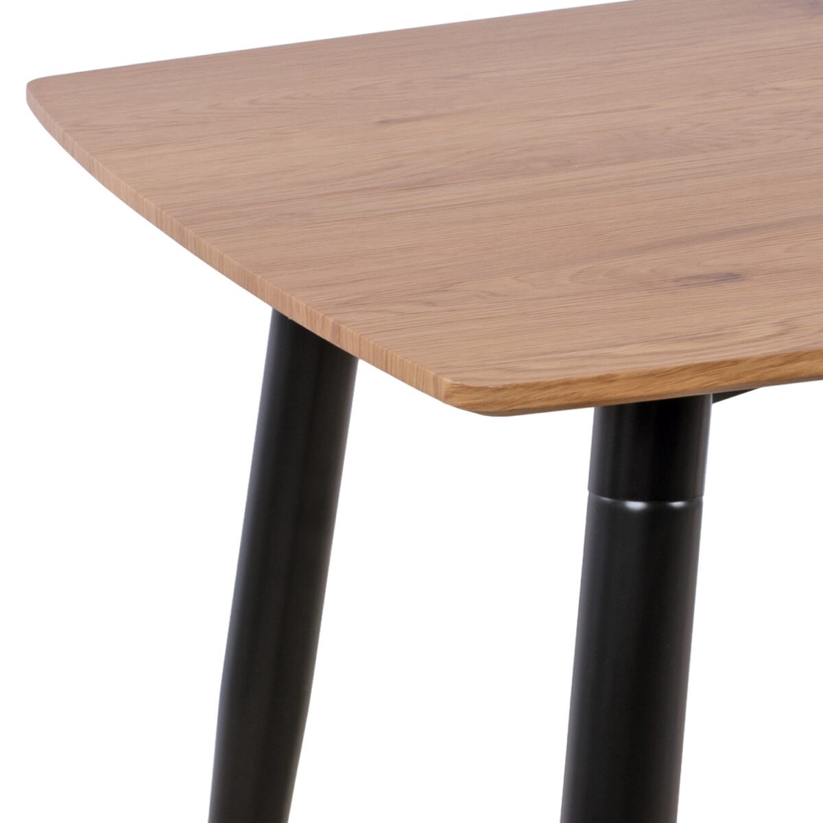 ΣΕΤ ΤΡΑΠΕΖΑΡΙΑΣ 5ΤΜΧ GAFF HM10847.02 MDF TOP ΦΥΣΙΚΟ--ΥΦΑΣΜΑ ΜΠΕΖ & ΜΕΤΑΛΛΟ ΜΑΥΡΟ - Image 4