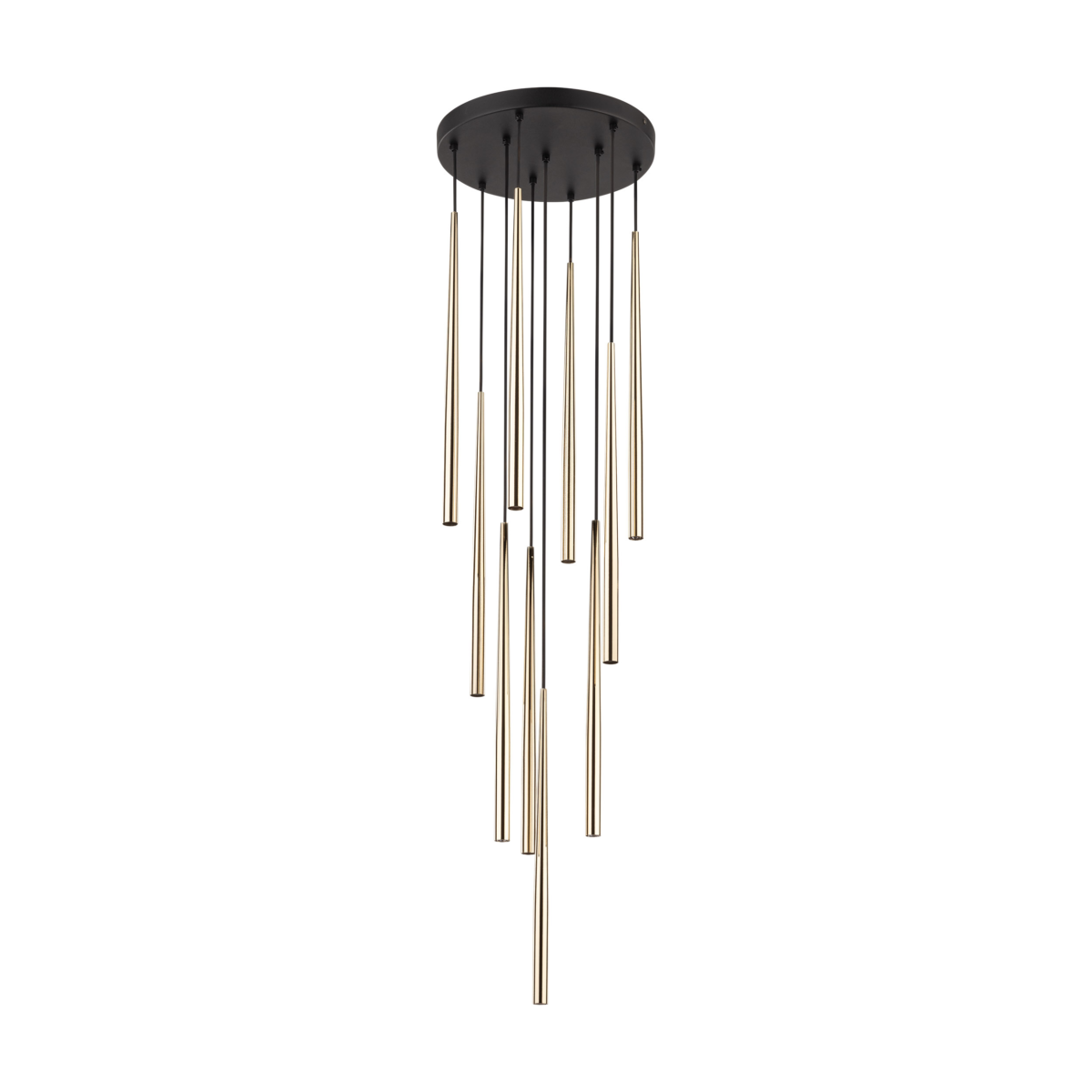 TK LIGHTING PENDANT PIANO 10118 10XG9 BLACK/GOLD