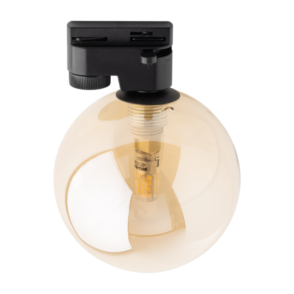 TK LIGHTING TRACK LIGHT TRACER 4924 G9 AMBER/BLACK