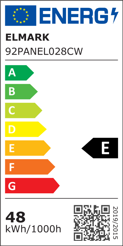 48W LED Πάνελ UGR 595x595mm Elmark - Image 6