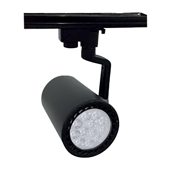 SKY TL808 LED ΣΠΟΤ ΡΑΓΑΣ 15W 4000K 4-ΓΡΑΜΜΩΝ ΜΑΥΡΟ