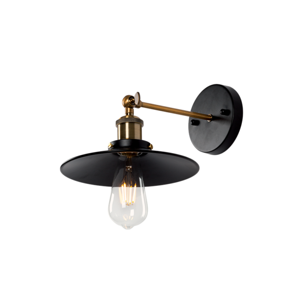 DAMON ΑΠΛΙΚΑ 1XE27 ΜΑΥΡΟ D230mm