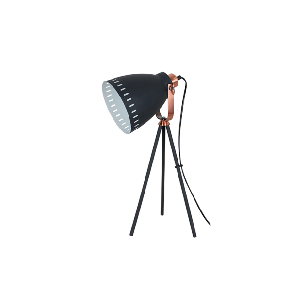 MAX ΕΠΙΤΡΑΠΕΖΙΟ ΦΩΤΙΣΤΙΚΟ 1XE27 ΜΑΥΡΟ H520mm