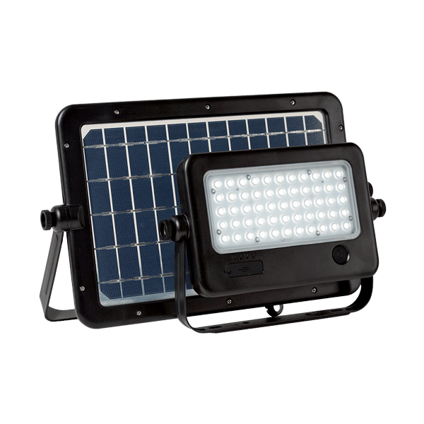 ΗΛΙΑΚΟΣ ΠΡΟΒΟΛΕΑΣ LED ΜΕ ΑΝΙΧΝΕΥΤΗ 1100lm IP65 ΜΕ ΦΟΡΗΤΟ ΗΛΙΑΚΟ ΠΑΝΕΛ