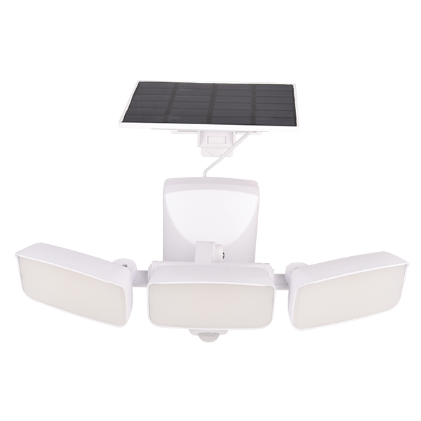 TRIPLE SOLAR FLOODLIGHT 15W IP54 WITH SENSOR