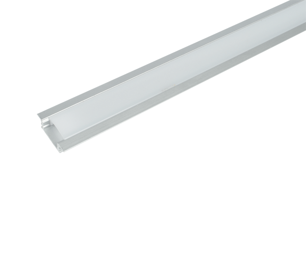 ELM718/2-1000 ΠΡΟΦΙΛ ΑΛΟΥΜΙΝΙΟΥ ΓΙΑ LED ΤΑΙΝΙΑ ΜΕ ΜΑΤ ΑΝΑΚΛΑΣΤΗΡΑ 1M