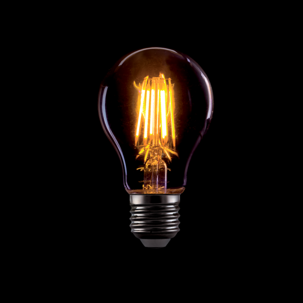 ДИМ. LED ВИНТИДЖ A60 8W E27 2800-3200K ОПУШ. СТ.