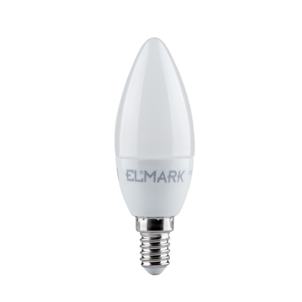 ΛΑΜΠΤΗΡΑΣ LED ΚΕΡΑΚΙ C37 SMD2835 8W E14 230V ΘΕΡΜΟ ΛΕΥΚΟ