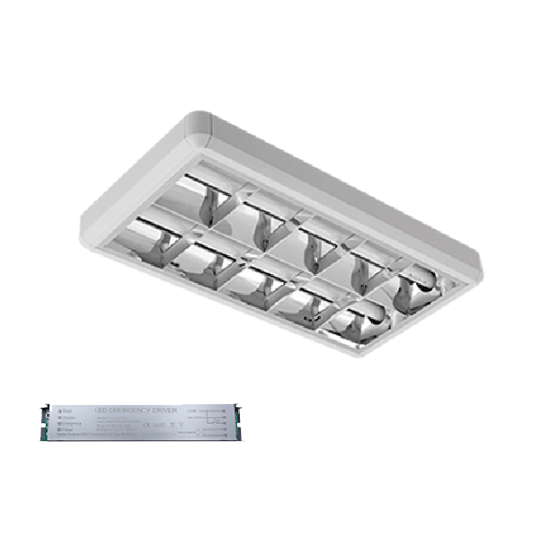 LENA-V ΜΕ LED (600MM) 2X9W 6400K ΕΞΩΤΕΡΙΚΟ 630X330mm ΜΕ ΜΠΛΟΚ